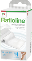 RATIOLINE acute Verbandmull 10 cmx2 m gerollt